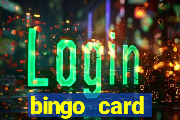 bingo card generator with pictures